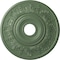 Ekena Millwork Vienna Ceiling Medallion (Fits Canopies up to 6 1/2"), 20"OD x 3 1/2"ID x 1 1/2"P, Athenian Green CM20VIAGF - alternate 1